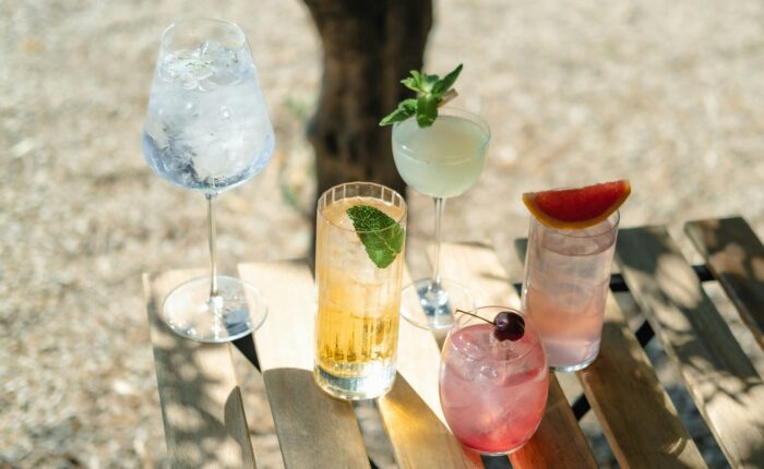 cocktails on the beach